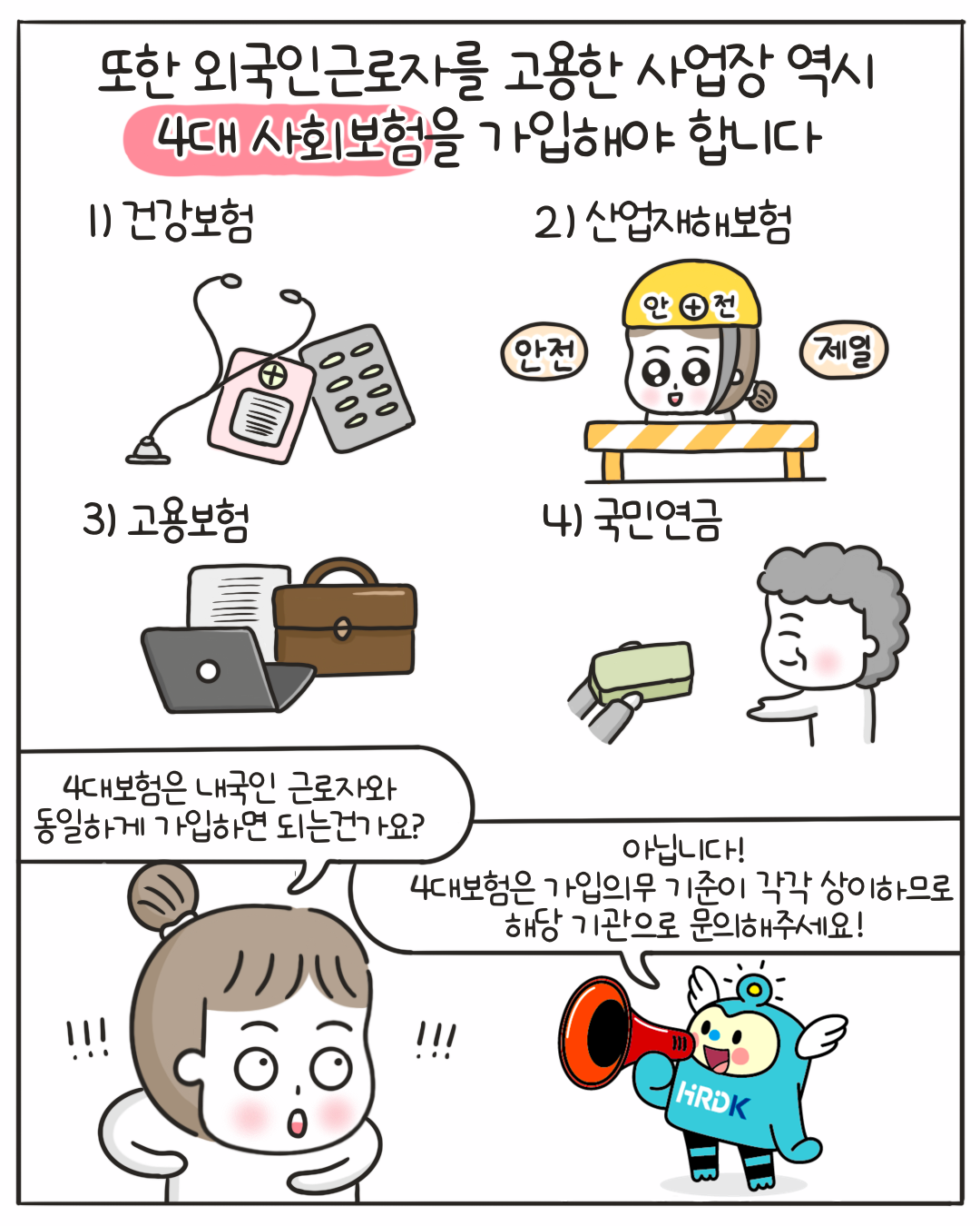 외국인 고용허가제의 이해 - 상세내용 하단 참고