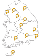 중소기업중앙회가 표시된 지역별 지도